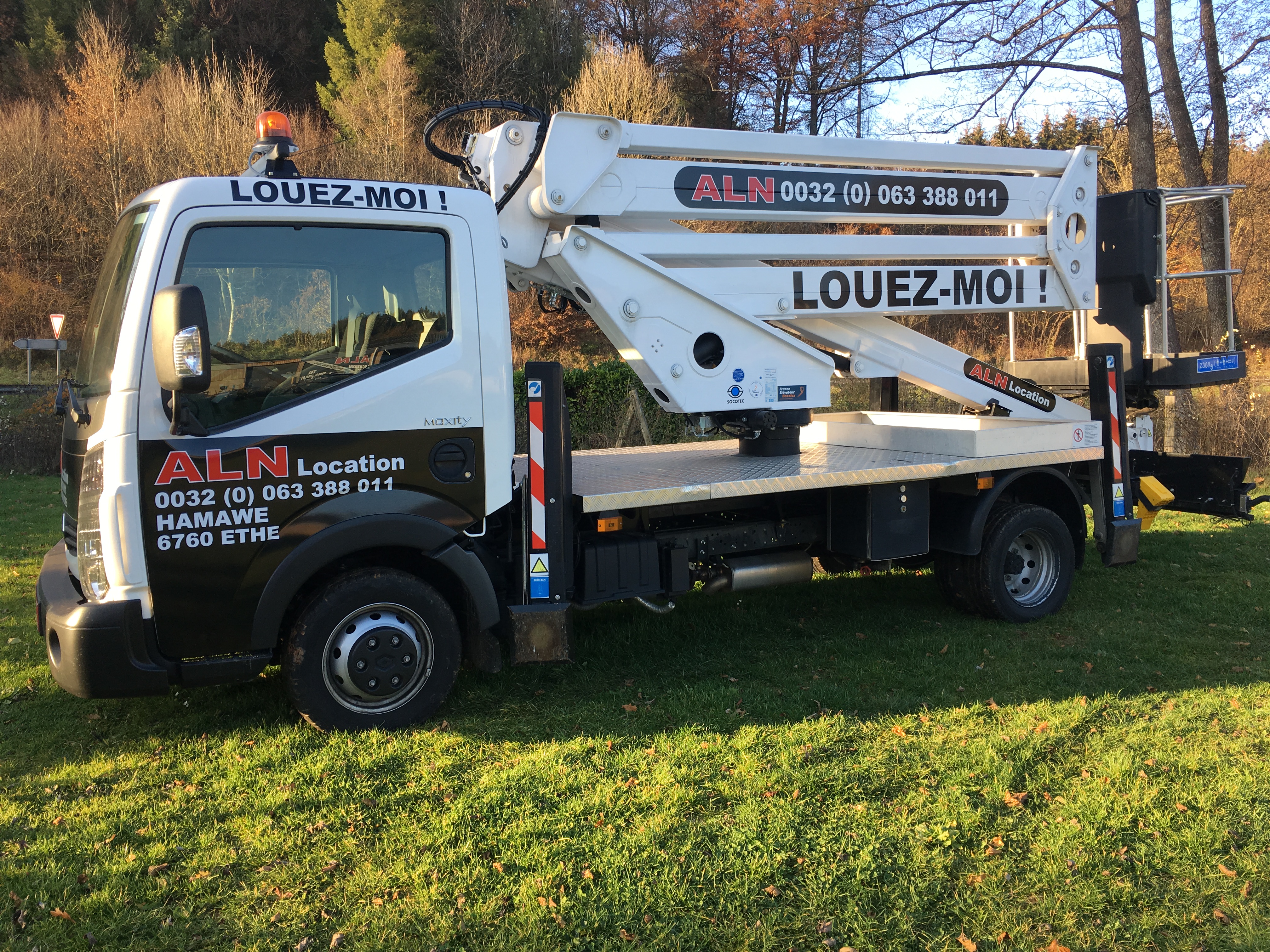 Camion Nacelle 20m ALN Location